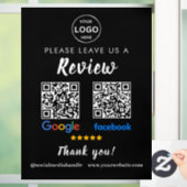 Qr Code Google Reviews Facebook Business Review Pe Fensteraufkleber (Zuhause)