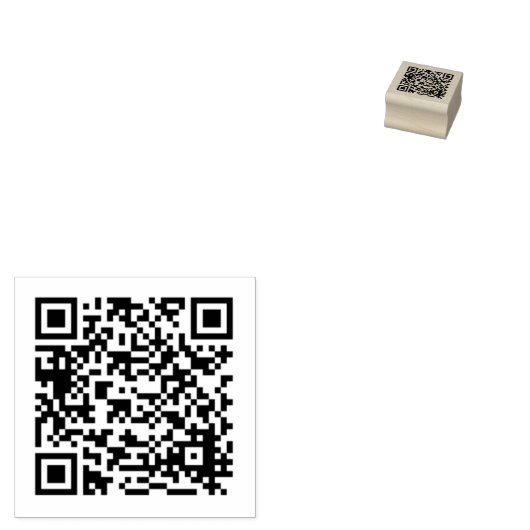 Qr-Code Gummistempel (Stempel)