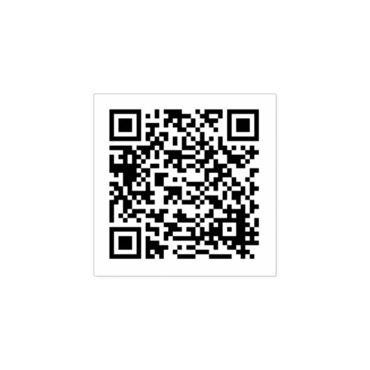 Qr-Code Gummistempel (Prägung)