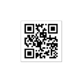 QR-Code Gummistempel (Prägung)