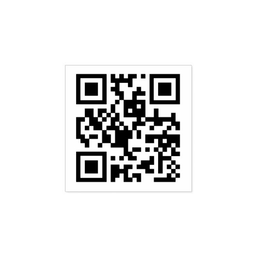 QR-Code Gummistempel (Prägung)