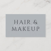 QR-Code Haar- und Make-up neutral Visitenkarte (Vorderseite)
