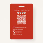 QR-Code Hamburger Hotdog Ausweis (Rückseite)