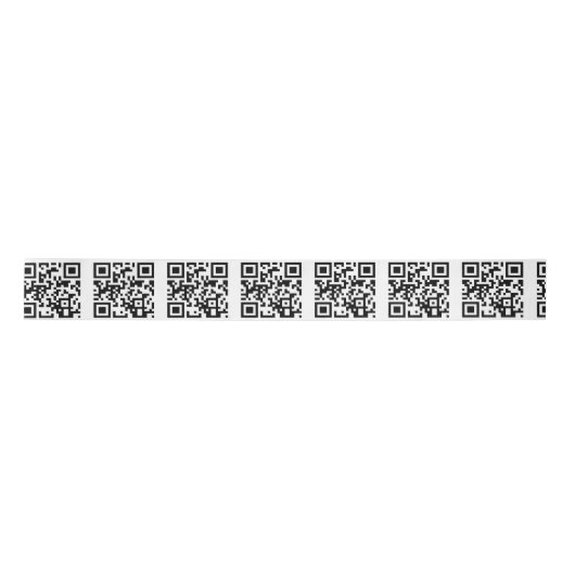 QR-Code "Happy Birthday To You" Satinband (Vorderseite)