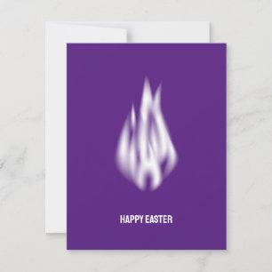 Qr Code Happy Oster Soft White Flame Feiertagskarte