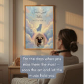 QR-Code Haustier-Trostgeschenk | Interaktives Post Poster