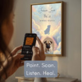 QR-Code Haustier-Trostgeschenk | Interaktives Post Poster