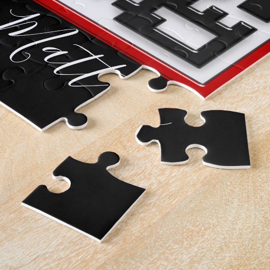 QR-Code heiraten Sie mir Vorschlag mit 3D-Effekt Puzzle (Seite)