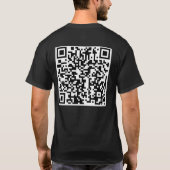 QR Code-Hemd T-Shirt (Rückseite)