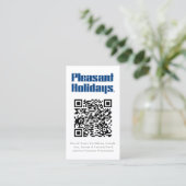 QR-Code Hinzufügen eines doppelseitigen Logos Visitenkarte (Stehend Vorderseite)