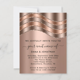 QR Code Hochzeit Brautparty Geburtstag Rose Blush