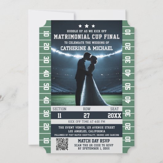 QR Code Hochzeit mit UAWG Einladung (Vorderseite)