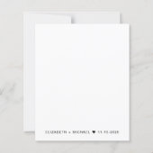 QR Code Hochzeit nach Party Einladung (Rückseite)