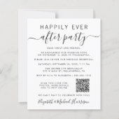 QR Code Hochzeit nach Party Einladung (Vorderseite)