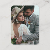 QR-Code Hochzeiten Website UAWG Minimalistisches F Begleitkarte (Rückseite)