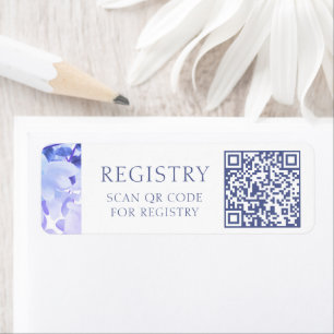 QR-Code Hochzeitsgeschenk Registrierung Aquarellfa