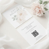 QR-Code-Hochzeitsgeschenk-Registrierungskarte