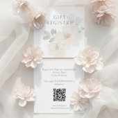 QR-Code-Hochzeitsgeschenk-Registrierungskarte