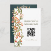 QR Code Hochzeitsseite Begleitkarte (Vorne/Hinten)