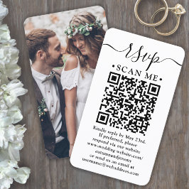 QR-Code Hochzeitungs-Website UAWG-Abschlusskarte Visitenkarte