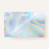 QR Code Holographic Makeup Artist Staff Ausweis (Rückseite)