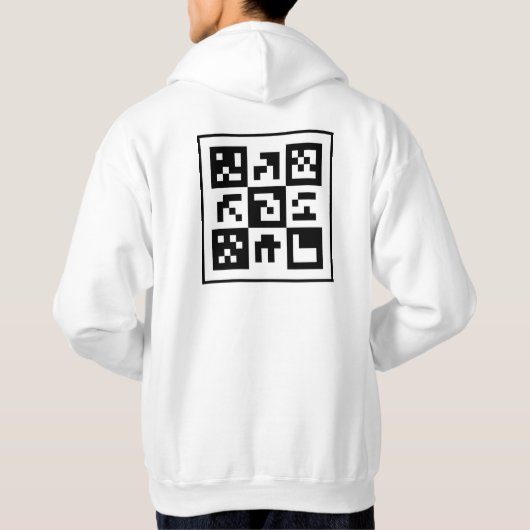 qr Code Hoodie (Rückseite)