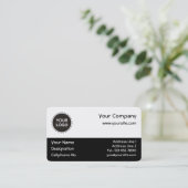 QR-Code Horizontale Visitenkarte (Stehend Vorderseite)