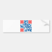 QR-Code-Hrvatska Autoaufkleber (Vorne)