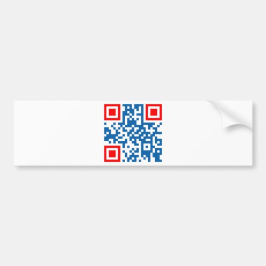 QR-Code-Hrvatska Autoaufkleber (Vorne)