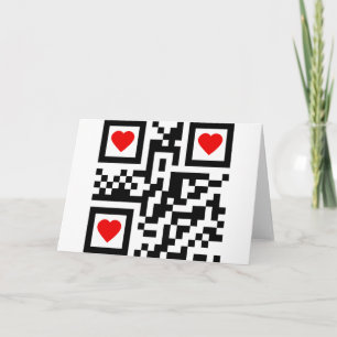 QR-Code-I-Liebe-Sie Karte