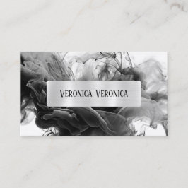 QR Code Ihr Logo Smokey Gothic Social Media Visitenkarte