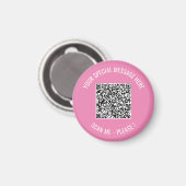QR Code Ihr spezielles Werbegeschenk für Überrasch Magnet (Vorderseite/Rückseite)