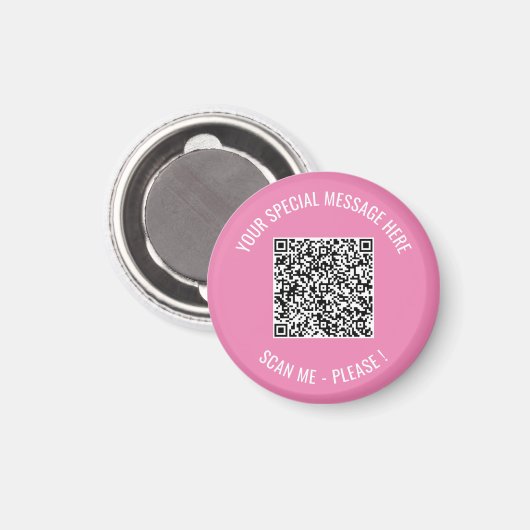 QR Code Ihr spezielles Werbegeschenk für Überrasch Magnet (Vorderseite/Rückseite)