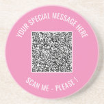 QR-Code Ihr spezielles Werbegeschenk Getränkeuntersetzer<br><div class="desc">Wählen Sie Farben und Schriftart - Ihre spezielle QR-Code-Info und Personalisiertes Geschenk für den benutzerdefinierten Text - Hinzufügen Ihres QR-Codes - Bild oder Logo - Foto / Text - Name oder andere Informationen / Nachricht - Neu vergrössern und verschieben oder entfernen / Elemente hinzufügen - Bild / Text mit Anpassungstool....</div>