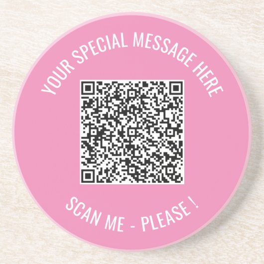 QR-Code Ihr spezielles Werbegeschenk Getränkeuntersetzer (Vorne)