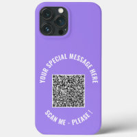 QR Code Ihre besondere Nachricht iPhone Case Gesch