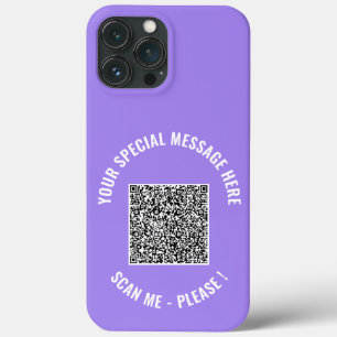 QR Code Ihre besondere Nachricht iPhone Case Gesch