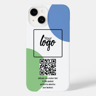 QR-Code Ihres Unternehmens und Text Case-Mate iPhone 14 Hülle