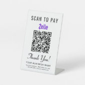 QR-Code in Zelle abfragen Sockelschild (Vorderseite)