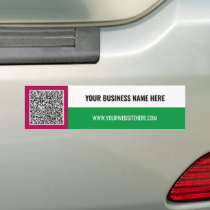 QR-Code Individueller Text Ihr Unternehmen Autoauf Autoaufkleber