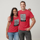 QR-Code-Info Prüfung Personalisierter lustiger T - T-Shirt (Unisex)