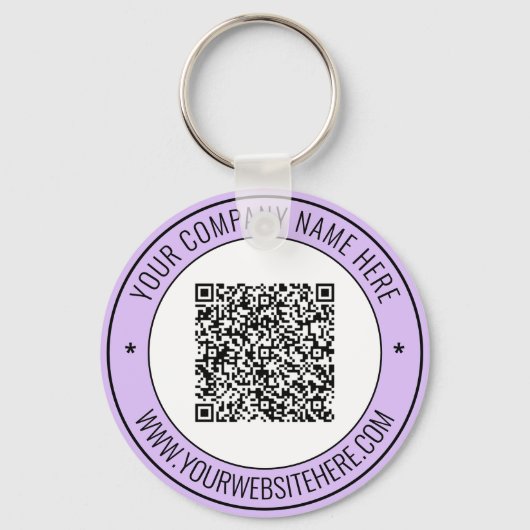 QR-Code Info Text Werbung Schlüsselanhänger Ihre F (Vorderseite)