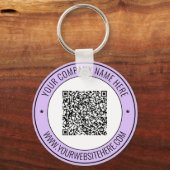 QR-Code Info Text Werbung Schlüsselanhänger Ihre F (Vorderseite)
