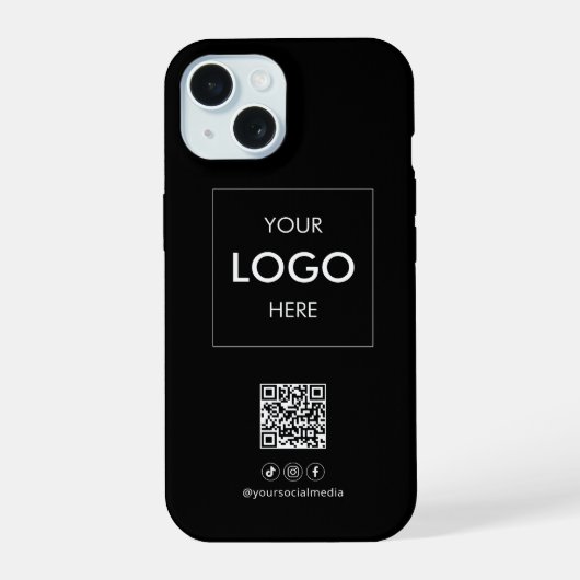 QR-Code iPhone 15 Hülle (Rückseite)