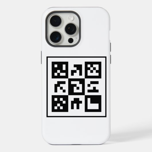 QR-Code iPhone Hülle (Rückseite)