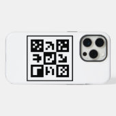 QR-Code iPhone Hülle (Rückseite (Horizontal))