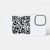 QR-Code iPhone Hülle (Rückseite (Horizontal))