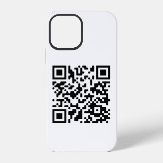 QR-Code iPhone Hülle (Rückseite)