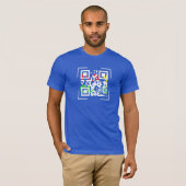 QR Code Jersey Short Sleeve T - Shirt (Vorne ganz)