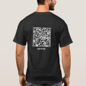 QR-Code Jesus Depression Emotional Healing T-Shirt (Rückseite)